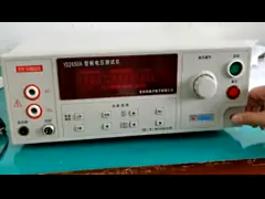 Набор HV теста DC Hipot AC 5KV 10KV выдерживает испытательное оборудование напряжения тока video