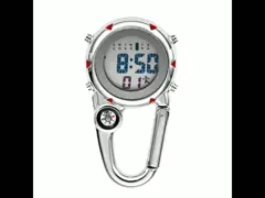 Multi Specification Multifunctional Metal Clip On Watch For Mountaineering