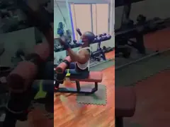 Крытым оборудование прочности спортзала Pulldown Lat жизни тренировки усаженное фитнесом video