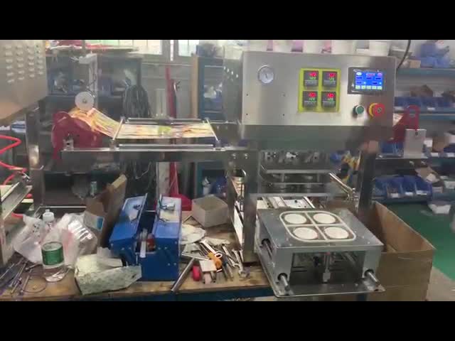 1600 Pcs/h Automatic Jar Bucket Sealing Machine For Packing Food Sauce And Daily Chemical Products