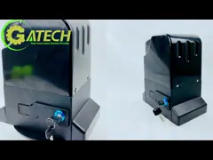 Алюминиевая сплав Автоматический открыватель скользящих ворот 800 кг с защитной балки и ручным освобождением video