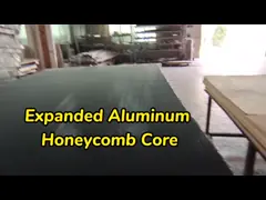 Полностью расширенное алюминиевое ячеистое ядро A5052 для панели фотоэлемента video