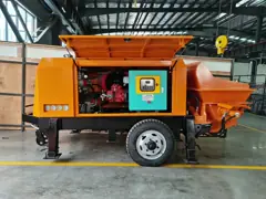 Загрузка собственной личности конкретного насоса трейлера AI-40JBC НОВАЯ мобильная со смесителем цемента JBC40/450 смесителя video