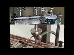 Автоматический перец и пряная машина завалки бутылки машины завалки порошка пластиковая video