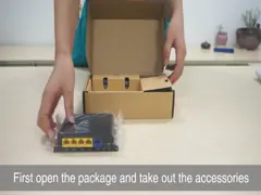 размер WD523 беспроводное Wifi случая черноты маршрутизатора 4G Lte небольшой для пользы Industrail video