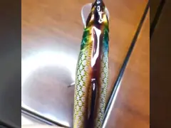 Светящийся деревянный креветочный набор Морские рыболовные снасти Приманки ABS материал video