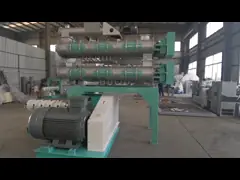 Одобренный CE штрангпресс винта пищевого брикета сома двойной с 12 инжекторами пара video