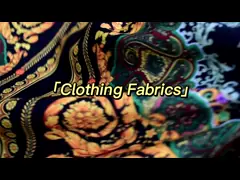 Остров OEM напечатал одежду 100% полиэстер ткани платья материальную video