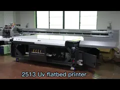 Печатная машина Acetek 2513 УЛЬТРАФИОЛЕТОВАЯ планшетная с печатающей головкой Ricoh Gen5 Gen6 video