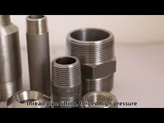 Гнездо или Astm A403 продели нитку сталь углерода штуцера трубы соединяя video