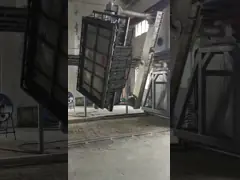 46Kw Mekik Rotomolding Makinesi Balıkçı Teknesi LLDPE PE Plastik Kayık Yapımı