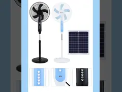 Свет вентилятора Ip20 25w солнечный с чернью обязанности кабеля света и Usb ночи или аварийными шариками video