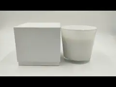 100 Percent Soy Black Square Glass Jar Scented Candle Lemon Verbena