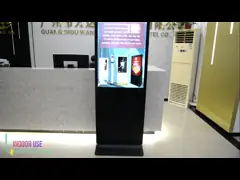 ROHS аттестовало пол TFT LCD стоя обочина Signage цифров video