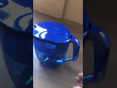 Кувшин водяного фильтра смолы обменом Лон портативный, изготовленный на заказ опарник очистителя воды video