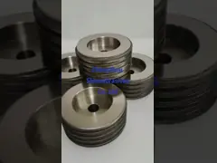 Шпикообразное 120 мм CBN шлифовальное колесо для заточения ножей ножницы video