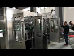 Машина завалки 1.1кв пива ЛЮБИМЦА малого масштаба/пластиковой/стеклянной бутылки video