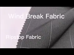 50DX50D делают ткань водостойким 100% полиэстер Ripstop для Windbreakers video