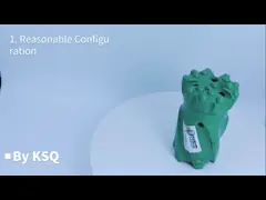 Баллистическое T45 разрабатывая карьер зеленый продетый нитку сверлить оборудует биты кнопки потока Retrac video