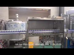 Регулировка скорости Stepless машины завалки жестяной коробки голов SUS304 12 алюминиевая video