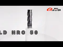 Höhenflossenstationskaiserfräser 4 Flöten 1/4 Zoll-Viertelzoll-Schaftfräser Cnc 3“ Gesamtlänge
