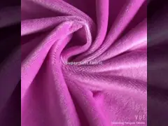 Желтая равнина цвета покрасила супер мягкую связанную ткань плюша Minky для одеяла video