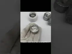 Части сплава вольфрама W90NiFe тяжелые с плотностью слабое магнитного 18g/Cm3 video