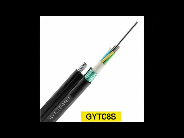 Надземная на открытом воздухе стренга провода 24 48 стали кабеля оптического волокна одиночного режима диаграмма 8 288 ядров видео