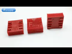 130298の赤いナイロン剛毛は自動カッターVT2500のために適した毛ブラシを妨げます video