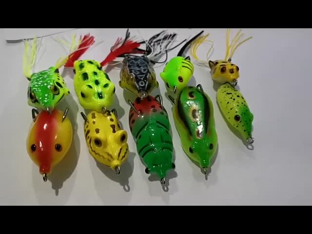 5 Cores 13,2 cm/6,50 g Lanteira de rã Mullet Cabeça de cobra Isca de pesca