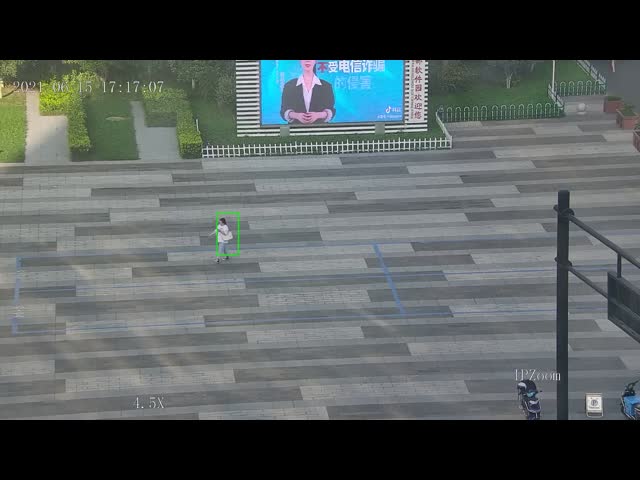 La caméra de dôme de vitesse de 4MP Network PTZ a intégré le bourdonnement 37x optique de cheminement d'objet