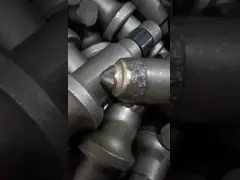 Потребление ножевого валика вокруг битов резца хвостовика для конструкции проезжей части/раскопк прокладывать тоннель video