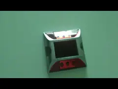 Режим работы отметок 600MAH 2V дороги СИД островков безопасности солнечный внезапный устойчивый video