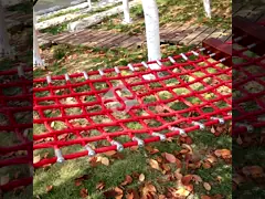 Красочное сопротивление носки качания дерева сети гамака для оборудования спортивной площадки video