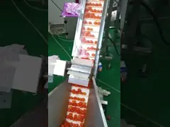 Multi желток машины упаковки вакуума Weigher сортируя и транспортируя проект video