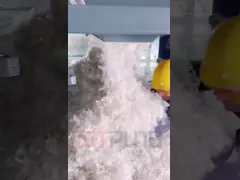 PP PE plastic film crusher machine