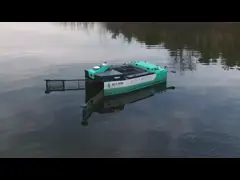 осмотр Driverless гидрографической шлюпки обзора 1.4m/S умный очищая 11,5 акра video