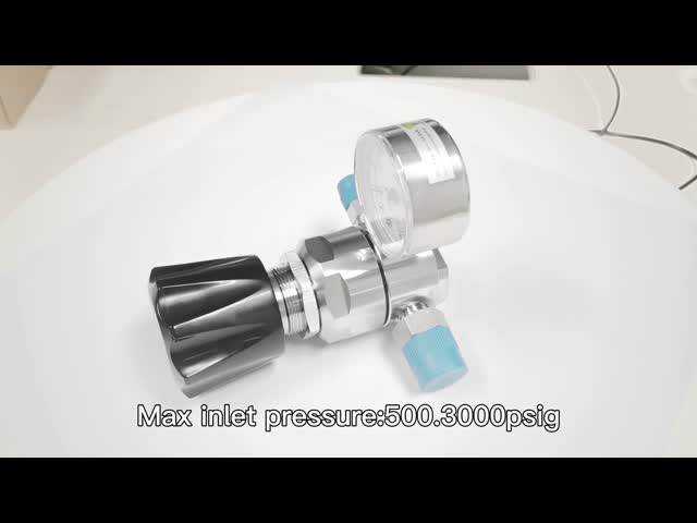 1/4 регулятор кислорода давления CV регулятора давления 0,06 нержавеющей стали NPT высокий видео