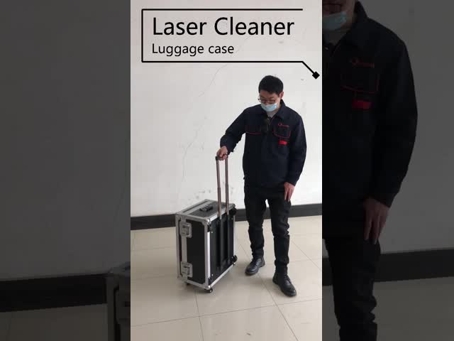 Handheld Rust Cleaning Laser Paint Removal Machine for Metal Pipes Old Building video