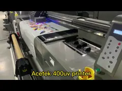 Крен принтера политуры CMYK УЛЬТРАФИОЛЕТОВЫЙ гибридный, который нужно свернуть с головой 4pcs Epson I3200 video