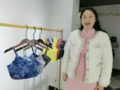 Бюстгальтер спорт проложенных женщин женщин рыболобного яруса расширил крест кромки противоударный назад video