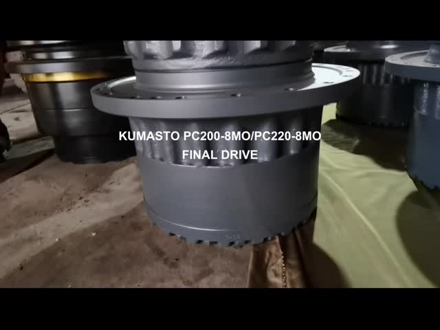 Двигатель TGFQ перемещения KOMATSU конечной передачи экскаватора PC220-7 PC220-8 видео