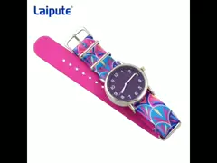 275mm Nylon Wrist Watch Quartz Movement Mens Analog Sports Watch video