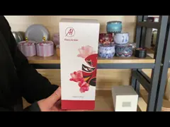 Extra Large Organic Flower Aroma Reed Diffuser Citrus Verbena Diffuser 200ml