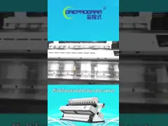 Дистанционное управление доступа в интернет T/H сортировщицы 3-6 цвета зерна маиса 6 парашютов video