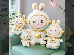 АЗО свободная нетоксическая привлекательная игрушка плюша кролика космоса video