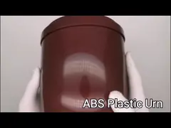 Урна H23cm золы кремации похоронная в материале ABS пластиковом с горячей точкой video