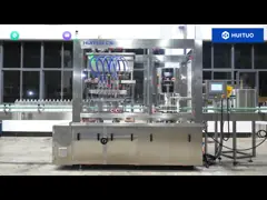 Huituo compact and multifunctional 2-in-1edible oil filling capping machine with the speed of 1,500b