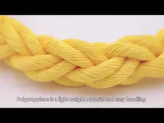 8 Strand Monofilament Polypropylene Rope Towing Ship Mooring Lines