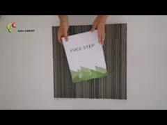 Современный PVC подпирая плитки ковра затыловки с пламенем Bfl - retardant video